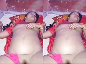 Desi Wife Thumbs Up Her Pussy and Fucks Husband Hard Part 2