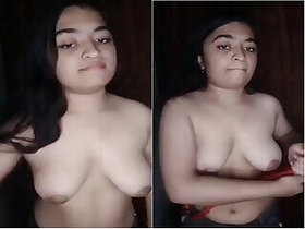 Horny Bangla Girl Shows Her Big Tits and Pussy Part 1