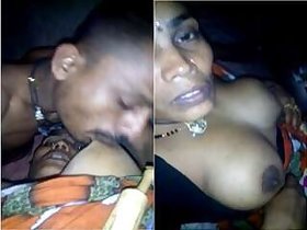 Sexy Bhabhi Sucking on Dewar's Tits