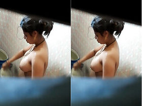 Sexual Recording of Bhabha Bathing In Hidden Camera Part 4