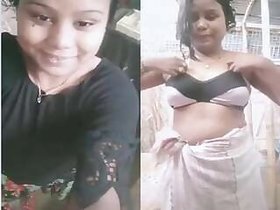 Pretty Girl Shows Tits and Pussy Part 1