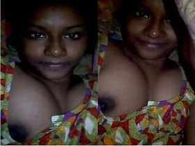 A country girl with her big tits