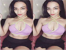 Sexy Model Misty Basu Shows Her Boobs